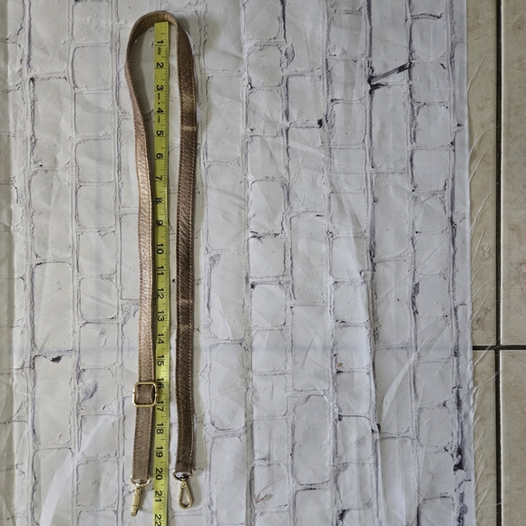 CIVICO93 Made Leather  Beige and Brown Hand Bag to Adjustable Crossbody - Picture 14 of 16